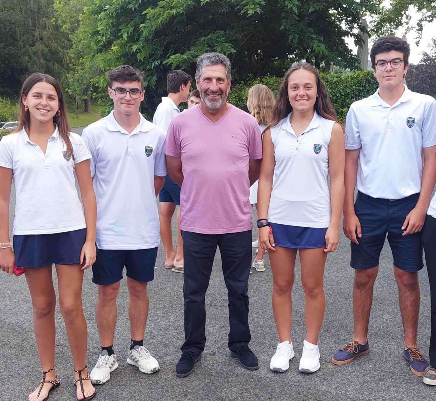 El equipo de Laukariz en la II Copa Olazábal.