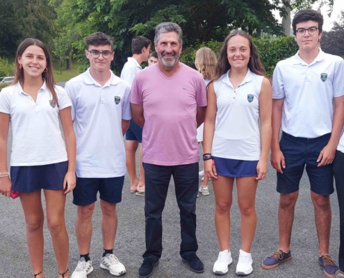 El equipo de Laukariz en la II Copa Olazábal.