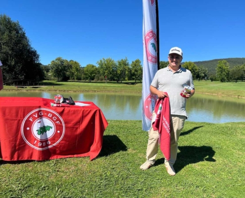 Emilio Aparicio, campeón de Vizcaya de Pitch & Putt.